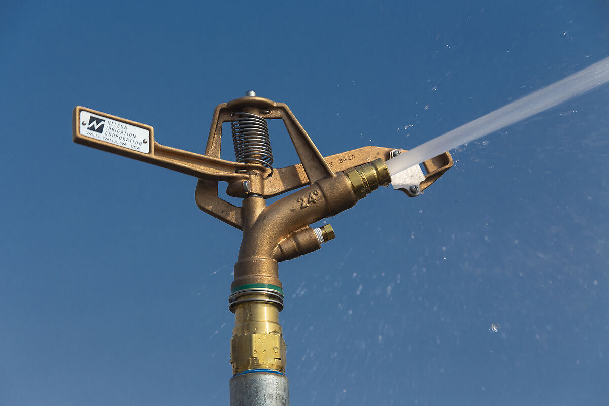 1/2 Inch Brass Impact Sprinkler, Heavy Duty Sprinkler Head with