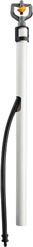 Piquet PVC-10 de 1,9 cm et tube d’alimentation (10 mm)