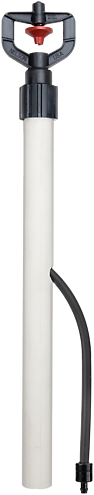 Conjunto de tubo de alimentação e estaca de 1/2 PVC-5 (5 mm)