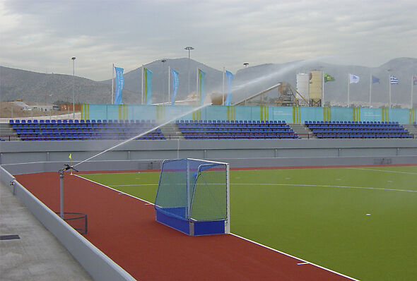 Nelson Big Gun Irrigation system at the Olympic soccer stadium