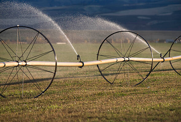 Water Reel Irrigation Systems/Mobile Wheel Agricultural Sprinkler